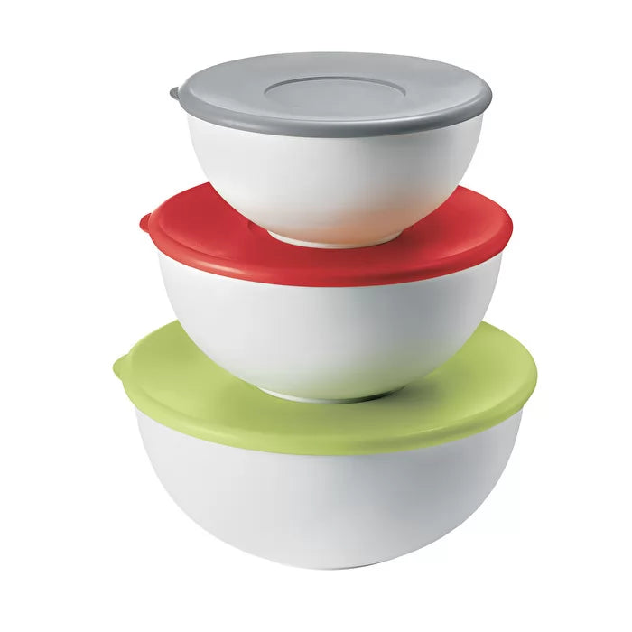 SET 3 CONTAINERS WITH LIDS