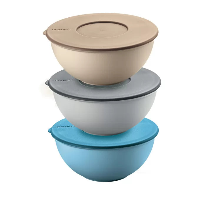 SET 3 CONTAINERS WITH LIDS